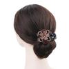 Mädchen Weiblicher Kopfschmuck Haaraccessoires Pferdeschwanzhalter Blume Entenschnabelspange Strass Haarspange