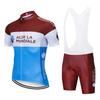Tour De France Team Version Cycling Suit Bicycle Summer Short-sleeved Breathable Quick-drying Suit Outdoor Team of The Same Style
