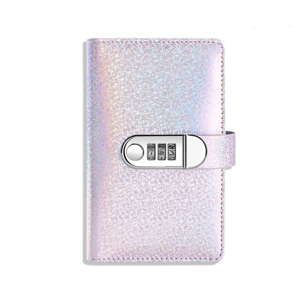 PU Leather Cover Password Lock Saving Notebook Budgeting Education Book  Financial Literacy