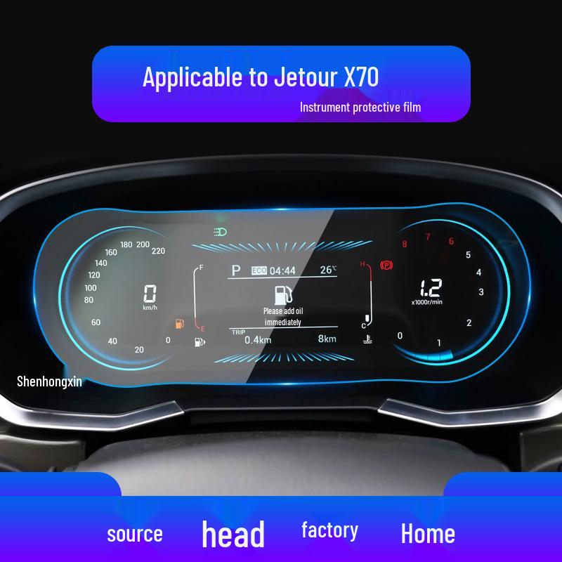 Compatible Jetour X70M/X70PRO/S Tempered Film Center Console Protective Car Interior Accessories for 25 Models