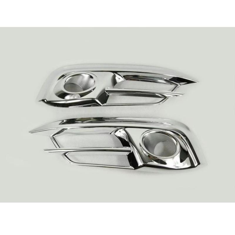 Car Body Head Front Fog Light Lamp Frame Stick ABS Plastic Trim Panel Frame For Honda Civic 10th 2016 2017 2018