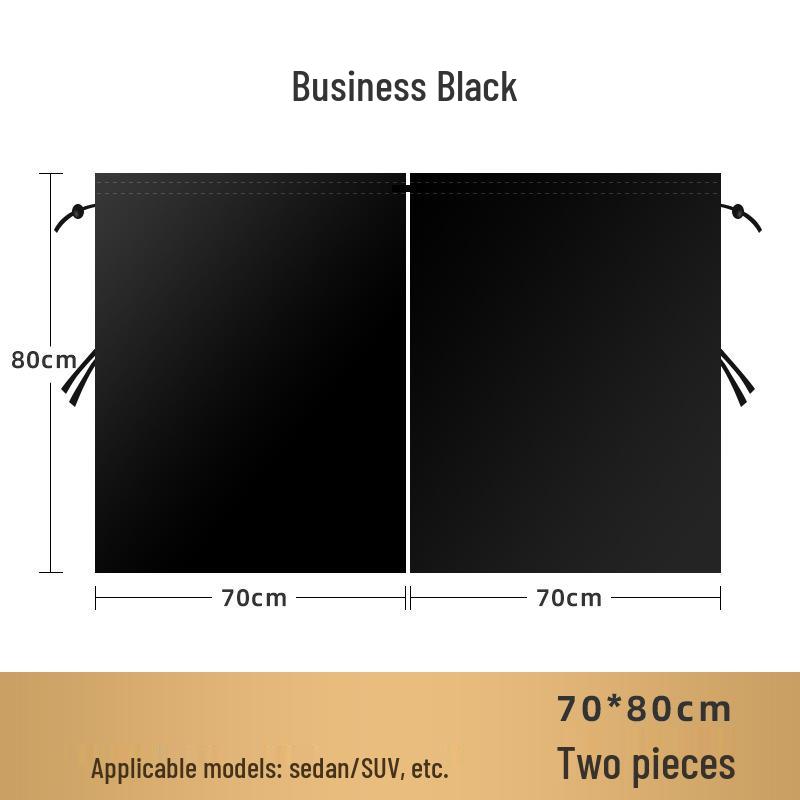 Car Front & Rear Partition Sunshade: Side Window Privacy & Protection Curtain for Sleeping