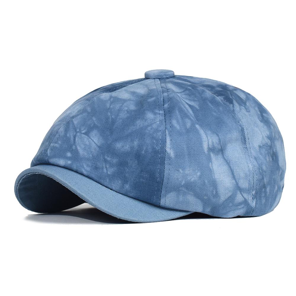 

Кепки Four Seasons Tie Dye Newsboy Ivy, повседневные береты, шляпа в стиле ретро в стиле Гэтсби, плоская кепка для водителя 56-59 cm