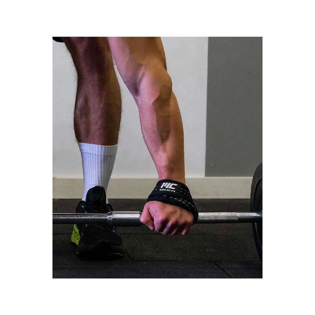 8 Loop Lifting Straps Gray (size L-xl)