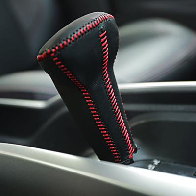 Min Bra Bil Högkvalitativt Topplager Läder Av Ko Automatiska Växelväljarkragar Växelskydd För Peugeot 308 408 Biltillbehör