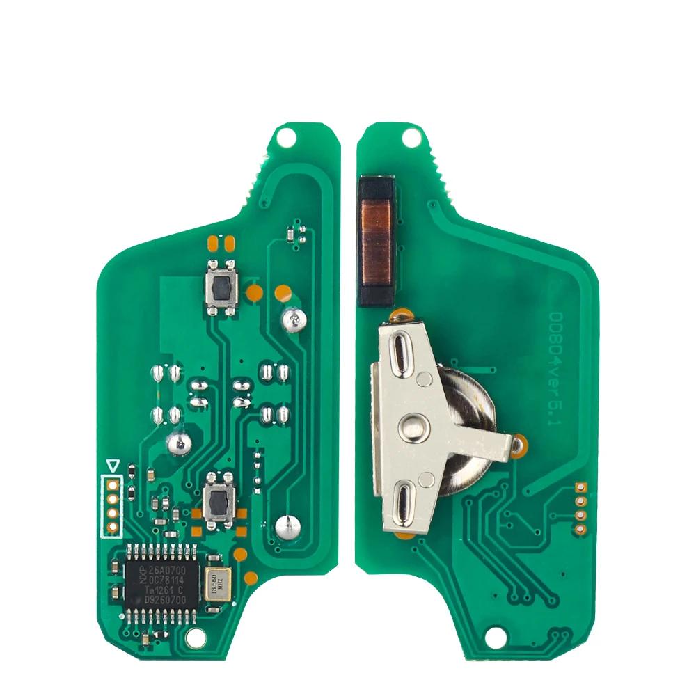 KEYYOU For Citroen C5 X7 C2 C3 C4 Grand Picasso Berlingo C6 C8 3 Buttons light Remote Car Key VA2/HCA 433Mhz ID46 CE0523 Ce0536