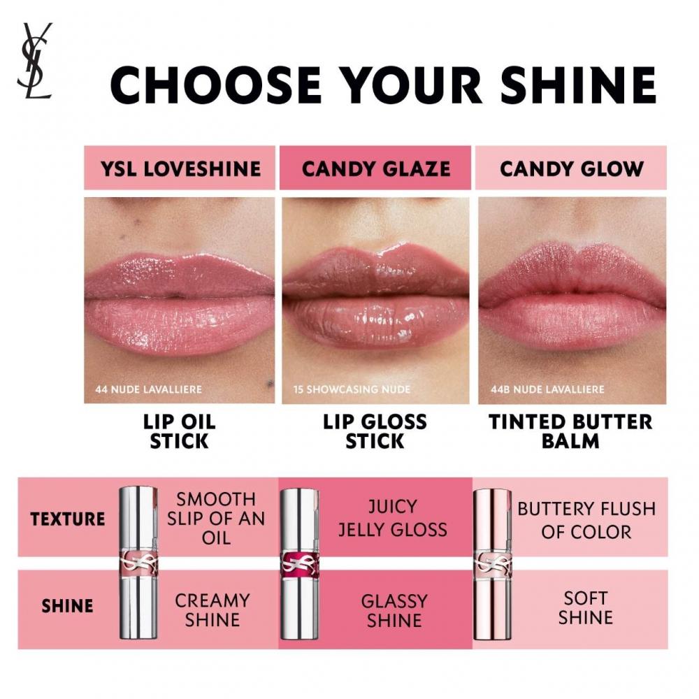Yves Saint Laurent Ysl Loveshine Lippenöl-Stift 0,11 oz 3,2 g 213 Pink Trip helles kühles Rosa