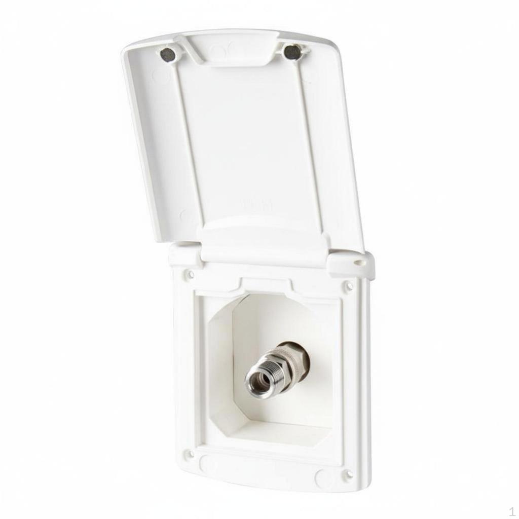 RV Quick Connect Water Inlet 180° Hinged Cover Exterior Outdoor Cleaning Port Easy Installation