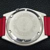 USED VINTAGE SEIKO 5 AUTOMATIC 7009A JAPAN MENS RED COLOR DIAL WATCH A433406-2 R116-a433406