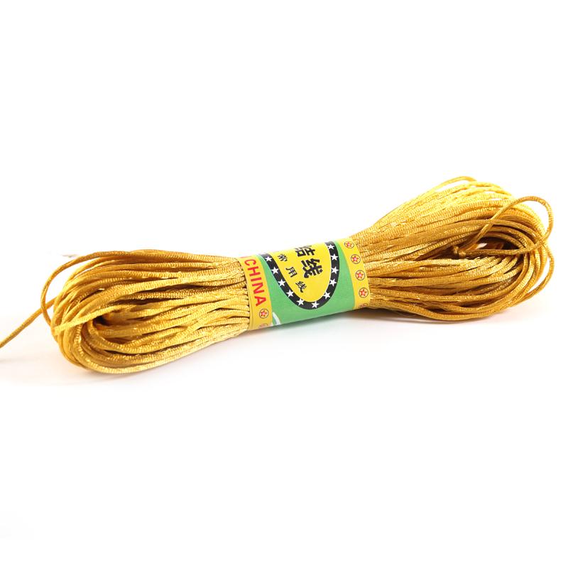 20m Nylon Cords Chinese Knot Woven Colorful Rope String Beads Thread For DIY Handmade Bracelet Jewelry Supplies Accessories