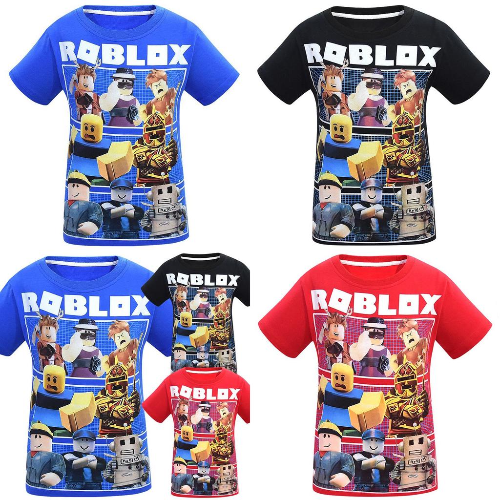 Lebhaftes Roblox Charakter Spiel T-Shirt für Kinder mit bequemer Baumwolle