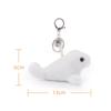 Apricot Lamb Cute Seal Pup Soft Animal Keychain Plush Suitable for Men and 13cm Toy, Women, Backpack, Wallet,