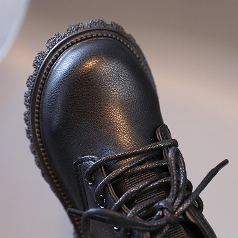 Kinder Lederstiefel, Jungen Frühling und Herbst Lackleder Einzelstiefel, Modische und Stilvolle Stiefeletten