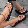 Women Beach Flat Flip-flops Slippers Comfortable Non-slip Sandals Flip Flop Home Bathroom Fashion Shoes Indoor House Zapatos