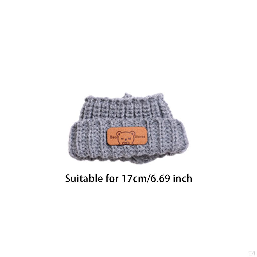 17cm Doll Hat Cute Plush Figure Dress up Accessories for