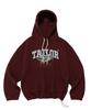 Classic Car Graphic String Hoodie (Wine)