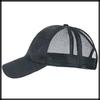 Cap Hat Mesh Camouflage Cross Net Sports Outdoor Men Women CZ976 [White Fang] (Black)