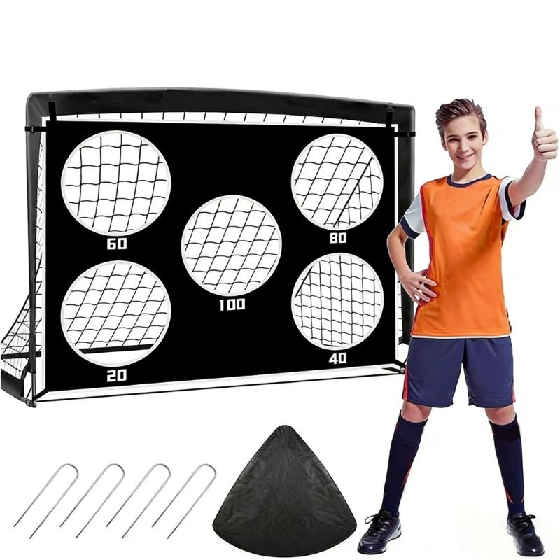 Multifunctional Outdoor Sports Equipment Football Goal Design Foldable for Versatiles Training Use