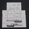 3D ABS Car Trunk Badge BITURBO 4MATIC Emblem Logo For Mercedes C43  W205 W204 E43 W213 W212 GLE43 X253 GLC43 W167 Accessories