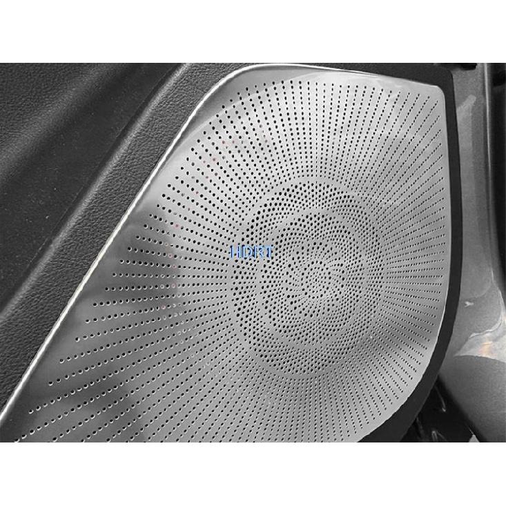 Car Styling Front Row Roof Pillar Speaker Panel Horn Protector Decoration Accessories Interior Sticker For BYD Yuan UP 2024 +