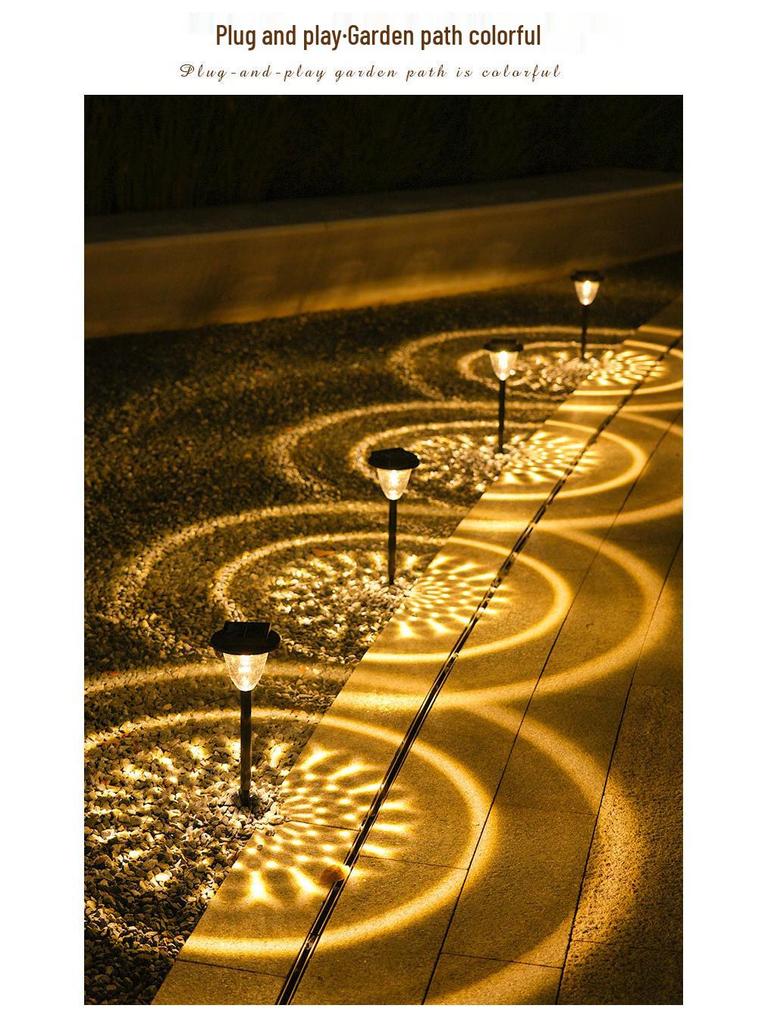 Solar Garden Pathway Lights - Dreamy Outdoor Landscape Decoration