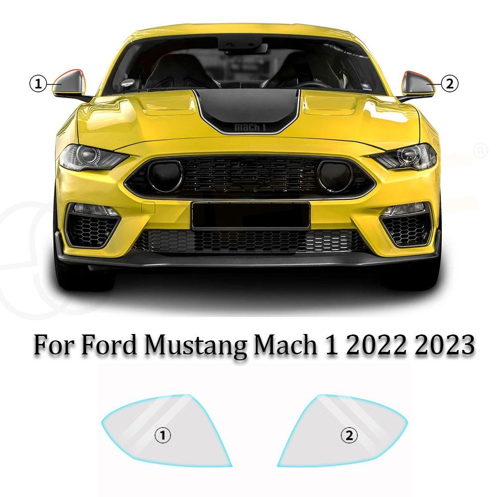 For Ford Mustang Mach 1   Headlight Rearview Anti-Scratch TPU Protection Film Pre-cut PPF Clear Bra Resistant Invisible