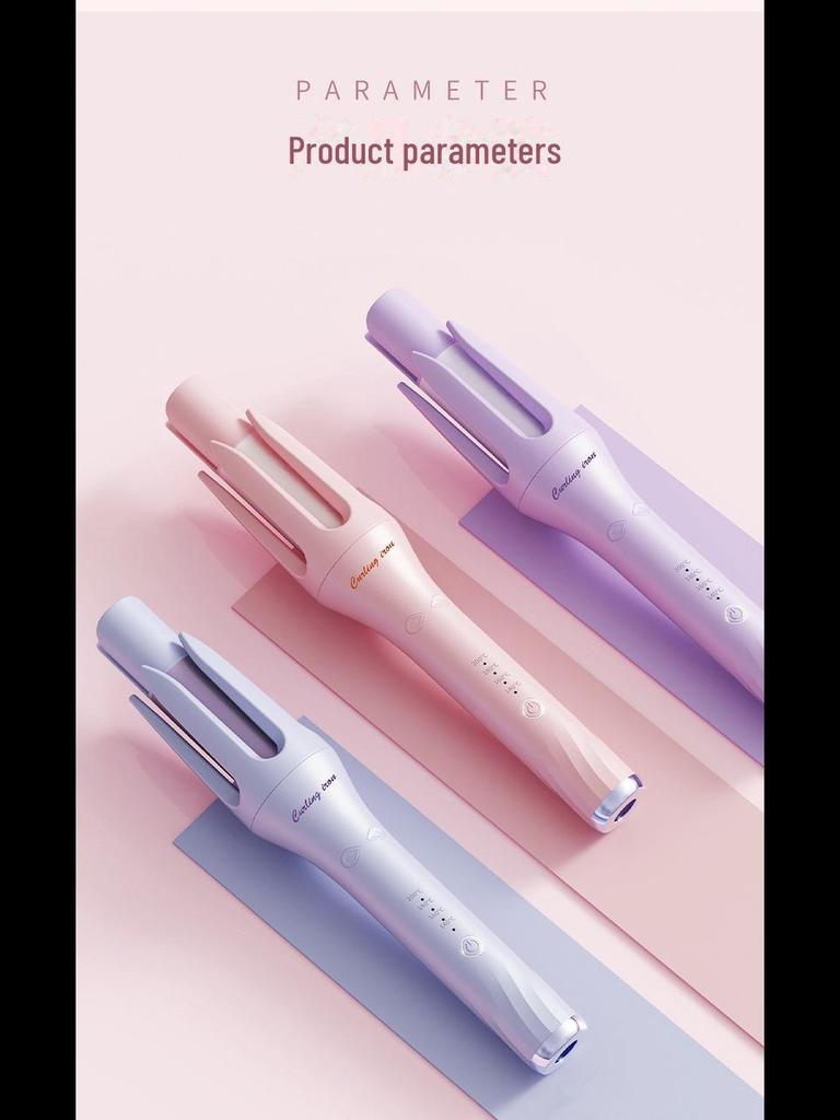 32mm Automatic Curling Iron with Ionic Technology - Gentle On Hair, Perfect for Big Waves and Water Ripple Styles.