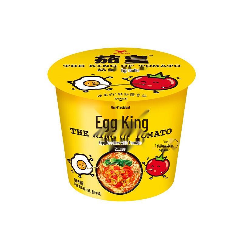 Uni-President Qié Huáng Xinjiang Tomato Egg Instant Noodles