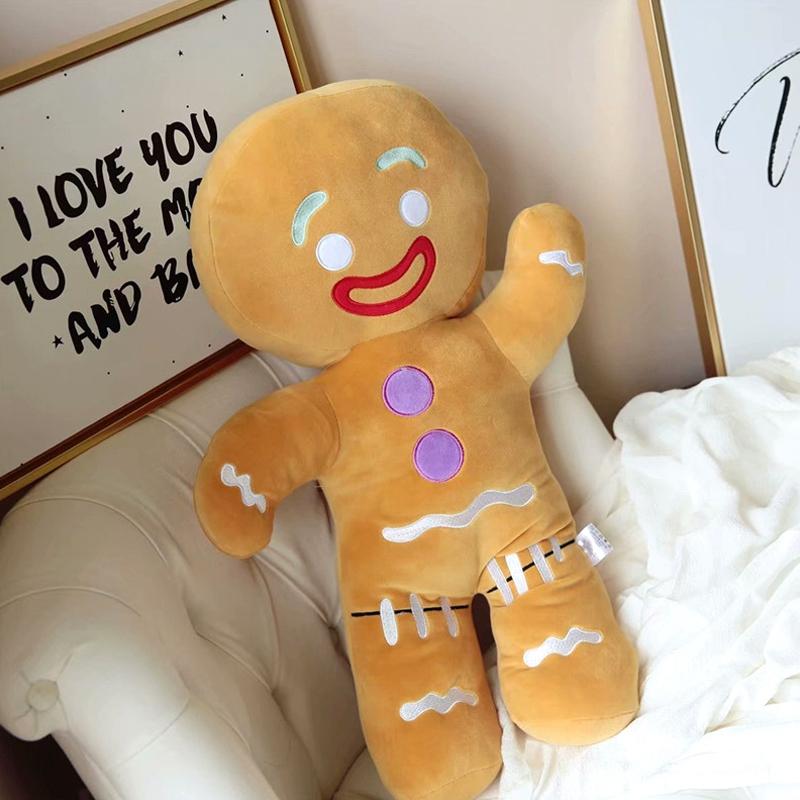 Christmas Doll Decoration Throw Pillow Christmas Decoration 2025 Xmas Tree Gingerbread Man Pillow Cushion Room Cojin Navidad
