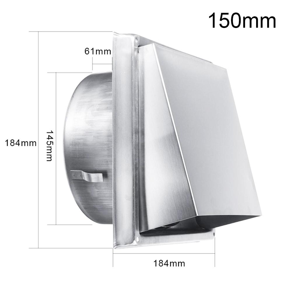 Wall Ceiling Air Vent Air Outlet 125 150mm 304 Steel