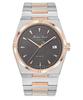 Zeus Two Tone Stainless Steel Grey Dial Automatic H118ATRS Men's Watch