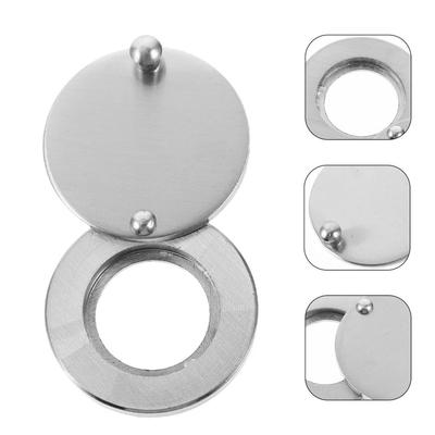 Rotating Door Privacy Cover Metal Privacy Peephole Lid Safety Door Eye Viewer Door Viewers