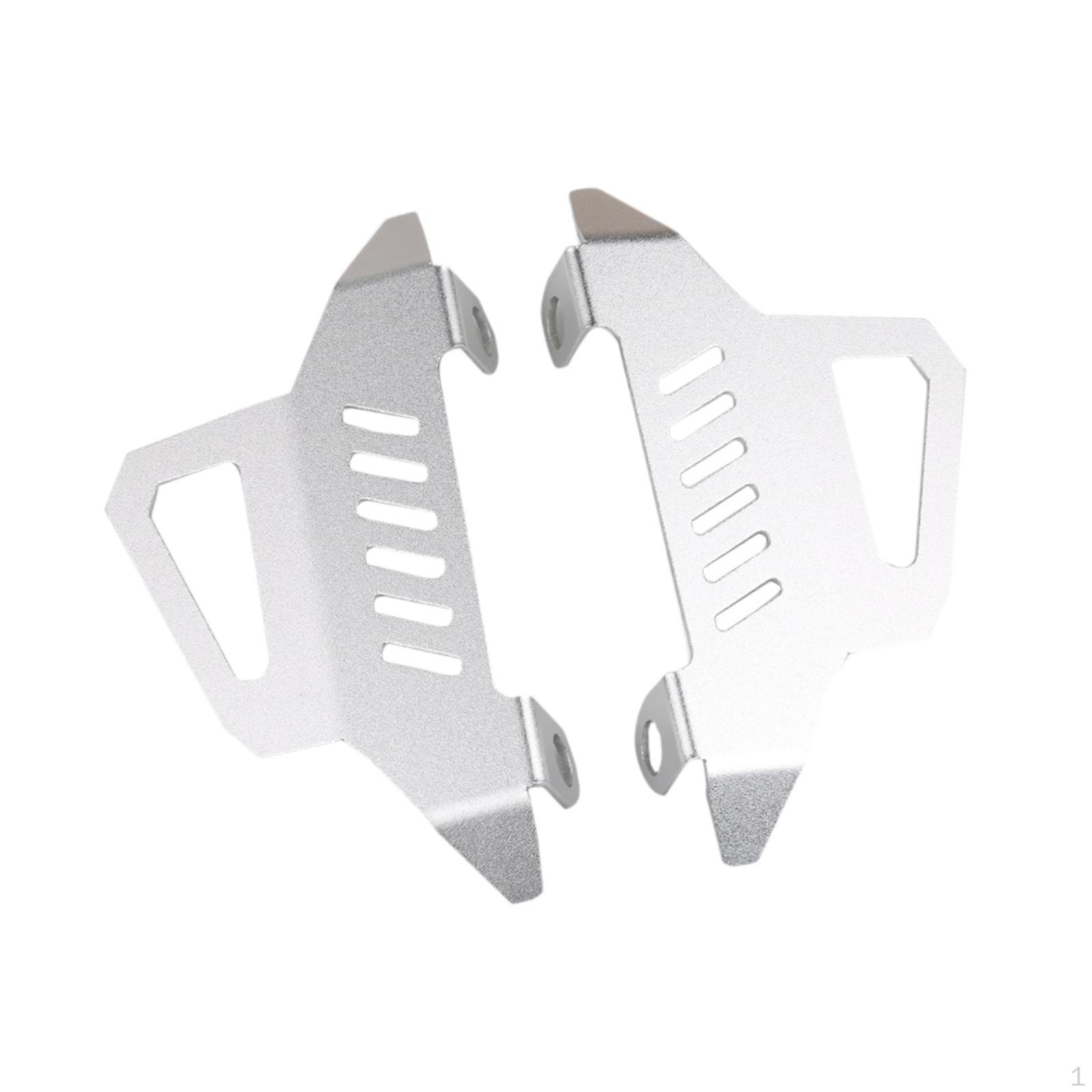 

Крышка переднего тормозного суппорта для мотоциклов, многоцелевая защита с простой установкой серебряный