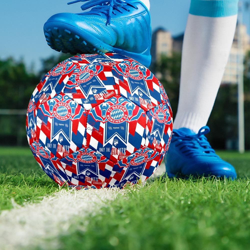 Ballon de Football Bayern Munich Thème Taille 5, Convient aux Matchs Intérieurs et Extérieurs, un Cadeau Adapté à Tous.