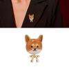 Stylish Shiba Inu Enamel Brooch Elegant Shiba Inu Pin Accessory For Fashion Forward Individuals And Pin Lovers