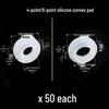 High-Temp Resistant Silicone Convex Washer for 4/6-Point Shower Hose with Mid-Convex Gasket