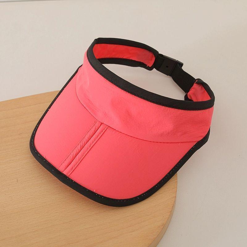 Stylish Children's Sun Visor Hat for Spring & Summer - Sun Protection & Ponytail-Friendly for Boys and Girls