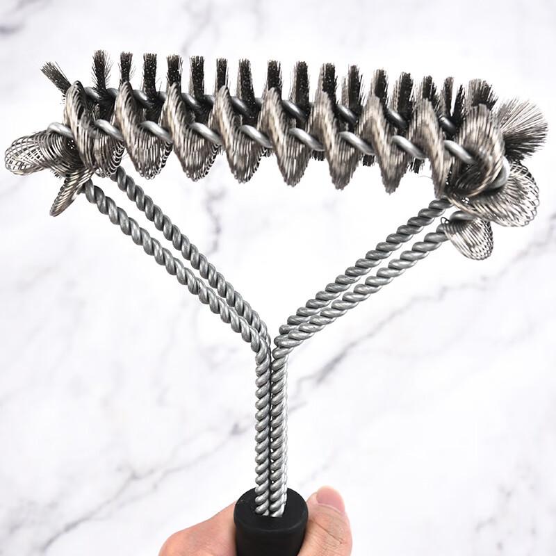 ZISIZ Steel Wire Spring BBQ Grill Cleaning Brush Set