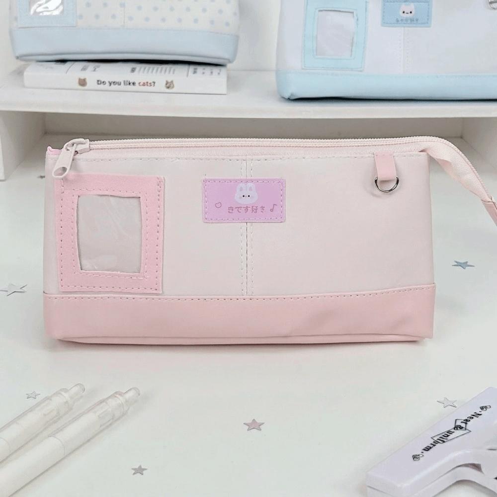 Cloth Polka Dot Pencil Case Star Print Stationery Storage Bag Pencil Pouch Student