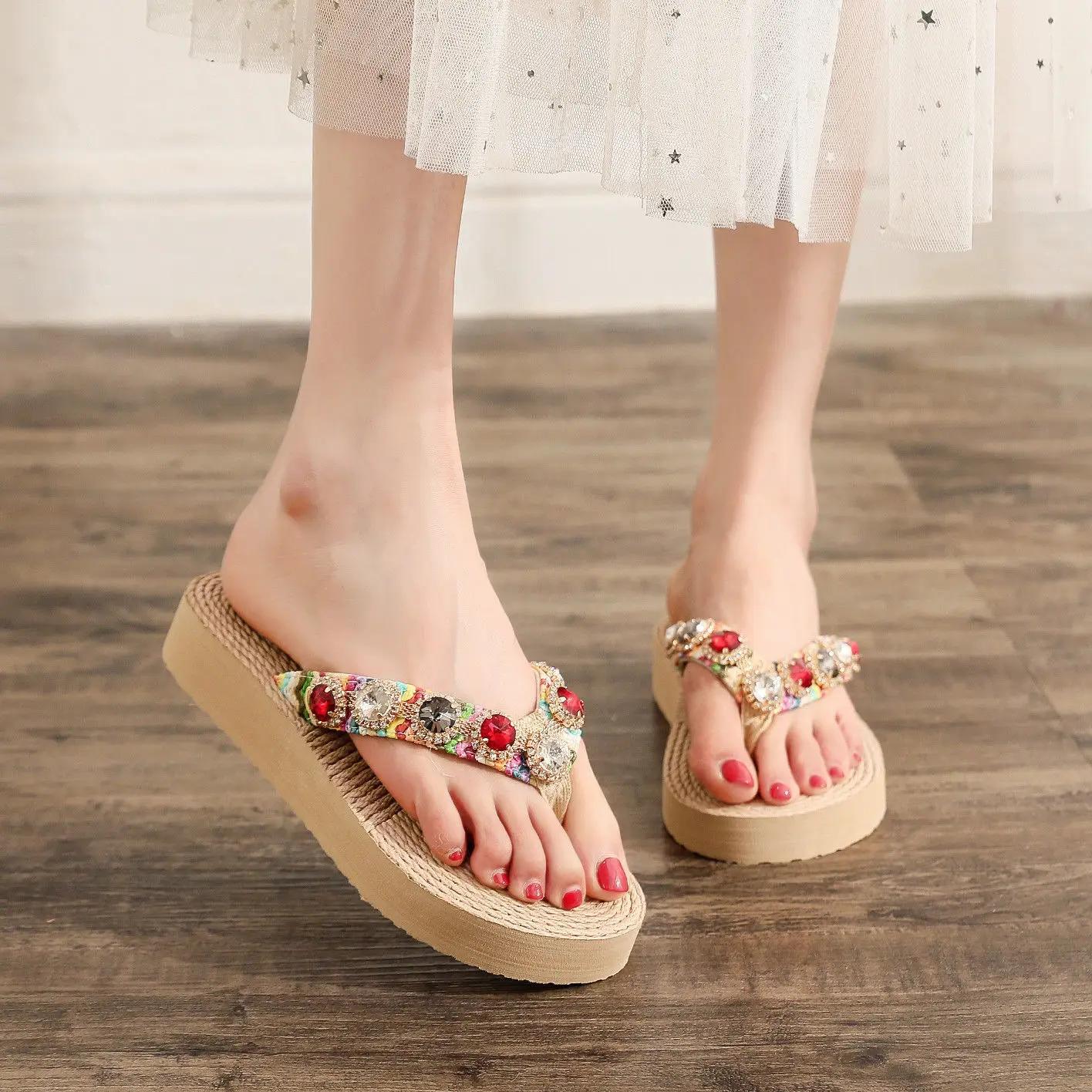 Обувь Пляжные Шлепанцы Новая Мода Женские Тапочки И Женские Сандалии Оптом — фото 9