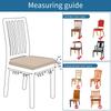 Seat Covers For Dining Room Stretch Printed Dining Chair Cover Upholstered Chair Seat Cushion Slipcovers For Kitchen, Office 1Pc