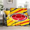 Colombian Soccer Federation Blanket Outdoor Flannel Blanket for Camping, Hiking, Garden Parties, Picnic Essentials,gift for family and friends