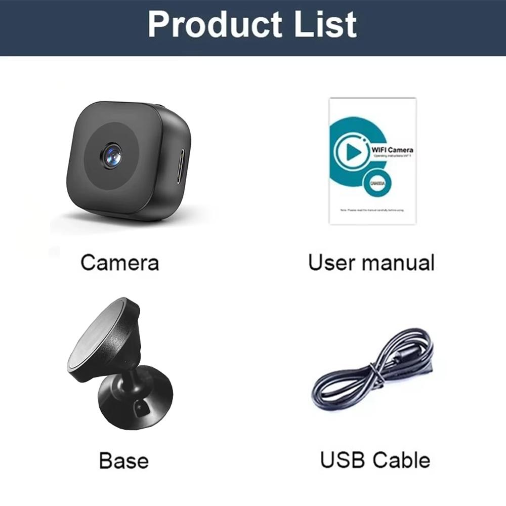 Latest 4K Mini WiFi Camera IP/AP Remote Surveillance Portable Motion Detection Camera Smart Home Surveillance Security Camera