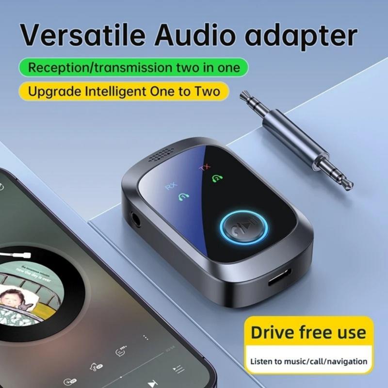 Auditory Transmit Receiver Bluetooth-compatible 5.4 Wireless Adapter For Car Home Stereo Headphones with 3.5mm
