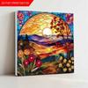 Mural de Cristal Completo 5D DIY Arte de Joyas de Perlas Kits de Pintura de Diamantes para Adultos/Principiantes Idea de Regalo Decoración del Hogar 11,81x11,81 pulgadas