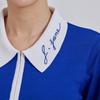 J.JANE Vivid Color Short Sleeve Knit (Blue)