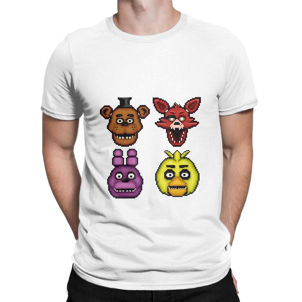 Five Nights at Freddy Pixel art La Classica Novità Maglietta 100% Cotone FNAF Top Magliette Per Unisex