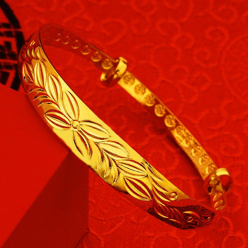 Light Luxury High-end Master Ring Wide Face Bracelet 17CM