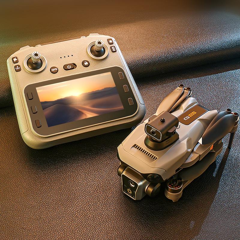 K19 MAX Drone: Screen Controller, Brushless Motor, HD Aerial Photography, GPS Positioning, Remote Control Aircraft.
