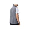 Saucony Ss25 Brand Logo Letter Stand Collar Versatile Vest Men vest Cool-Iron-Gray SA2259VT02T-GR006